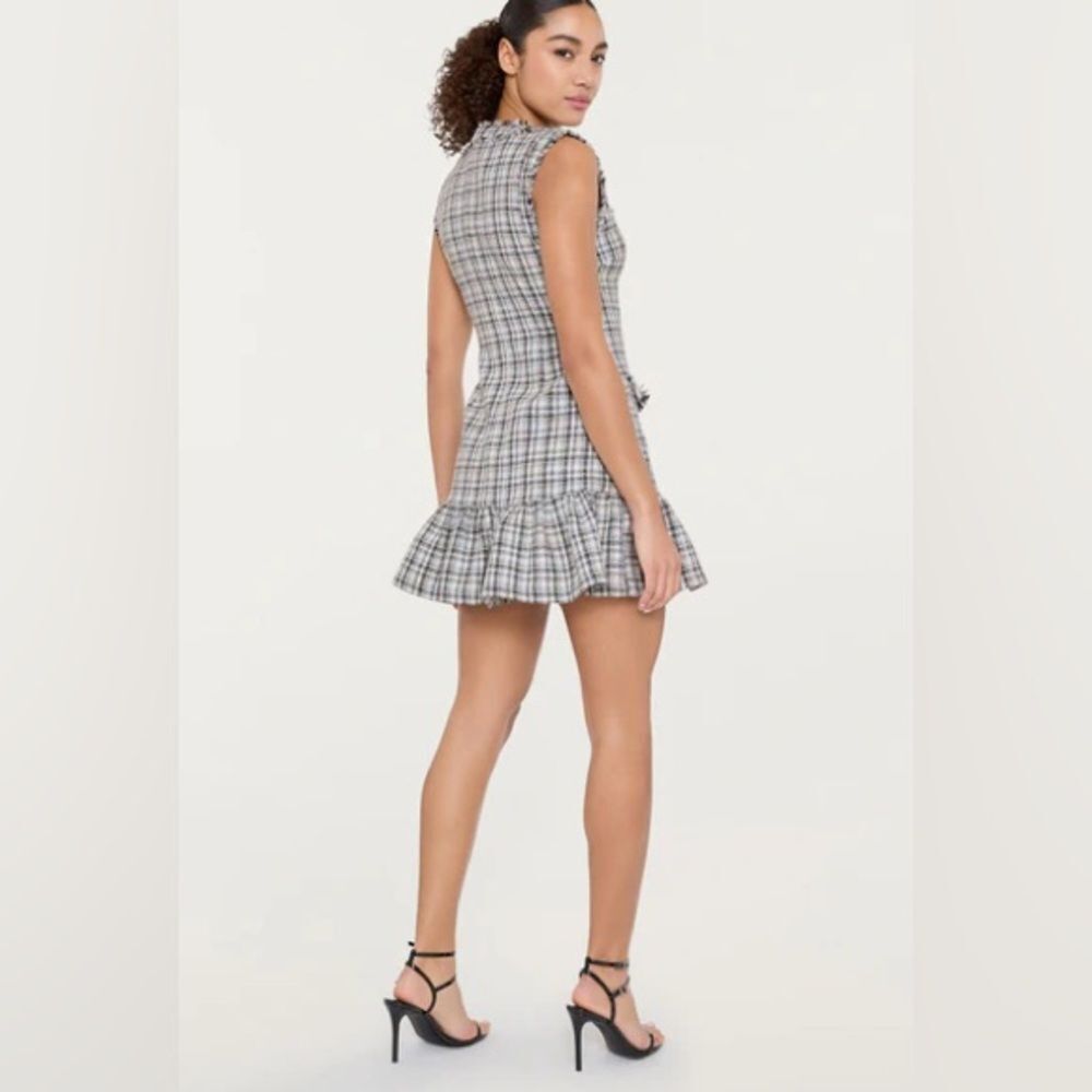 LIKELY Franco Dress grey multi Plaid size 0 NWT‎ in packaging